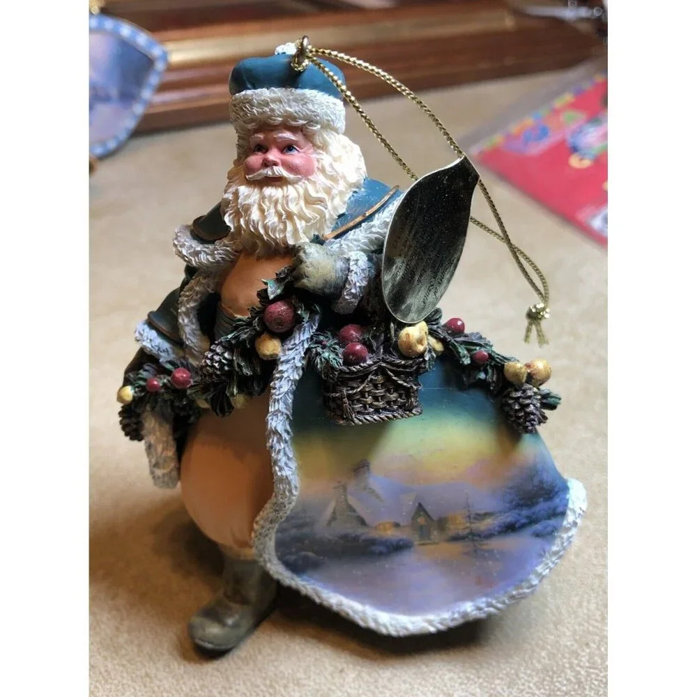 2003 Thomas Kinkade Old World Santa's Christmas Heirloom Ornament NOS 1 of‎ 17